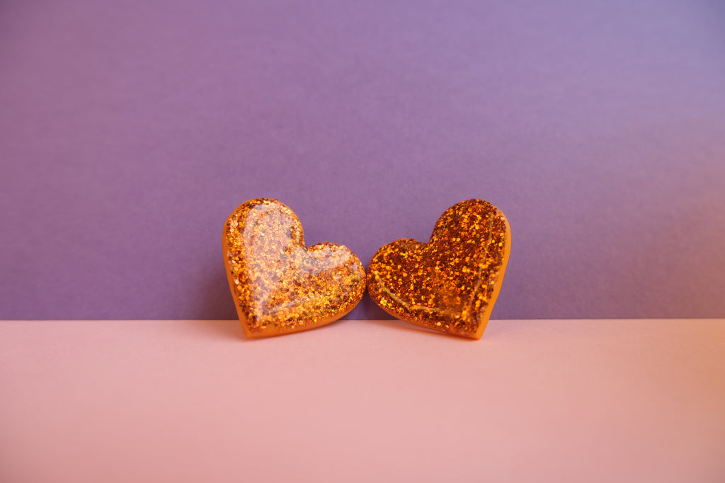 Boucles d'oreilles Elena - Orange