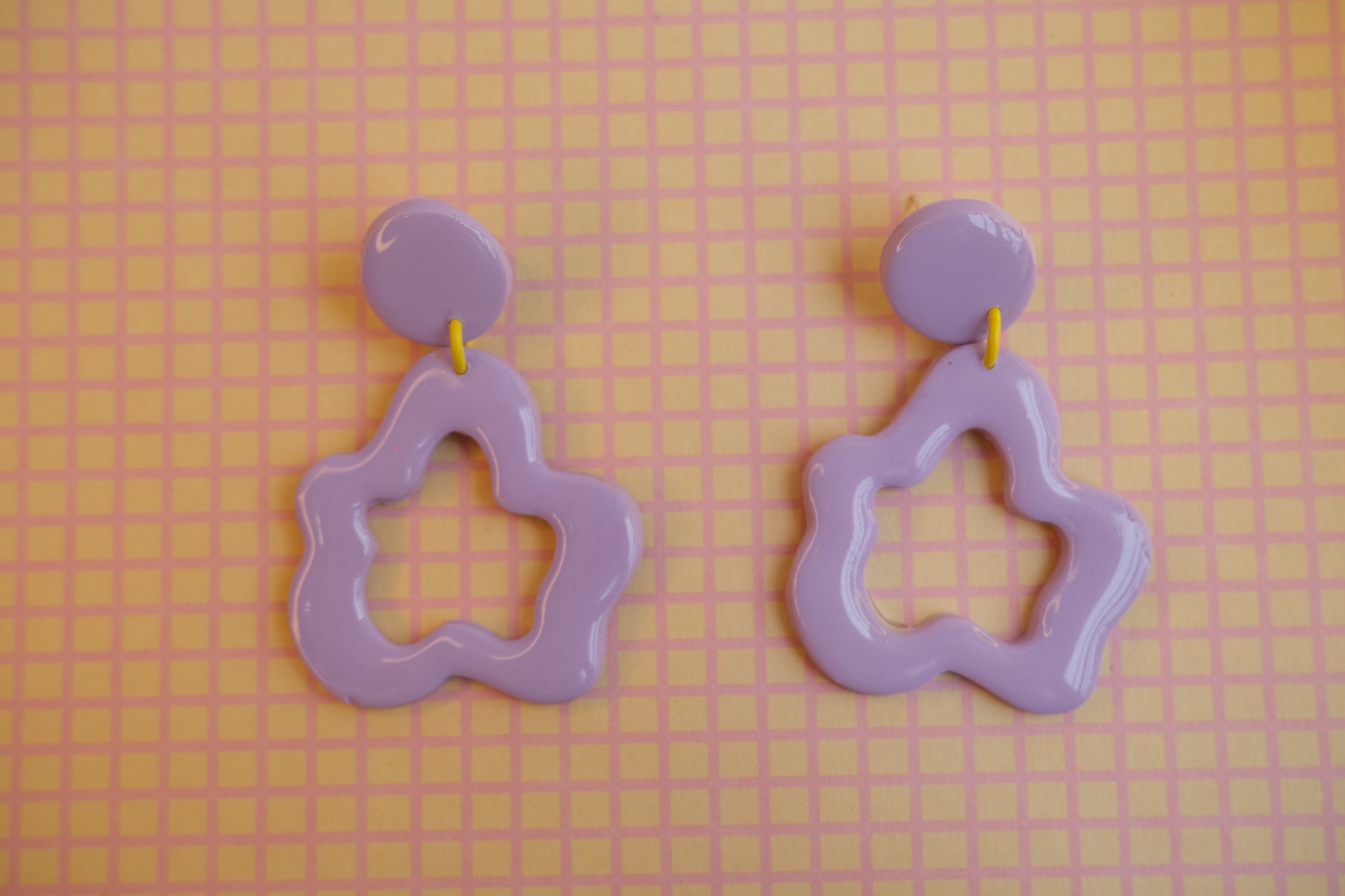 Boucles d'oreilles Dilan - Lilas