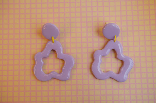 Boucles d'oreilles Dilan - Lilas