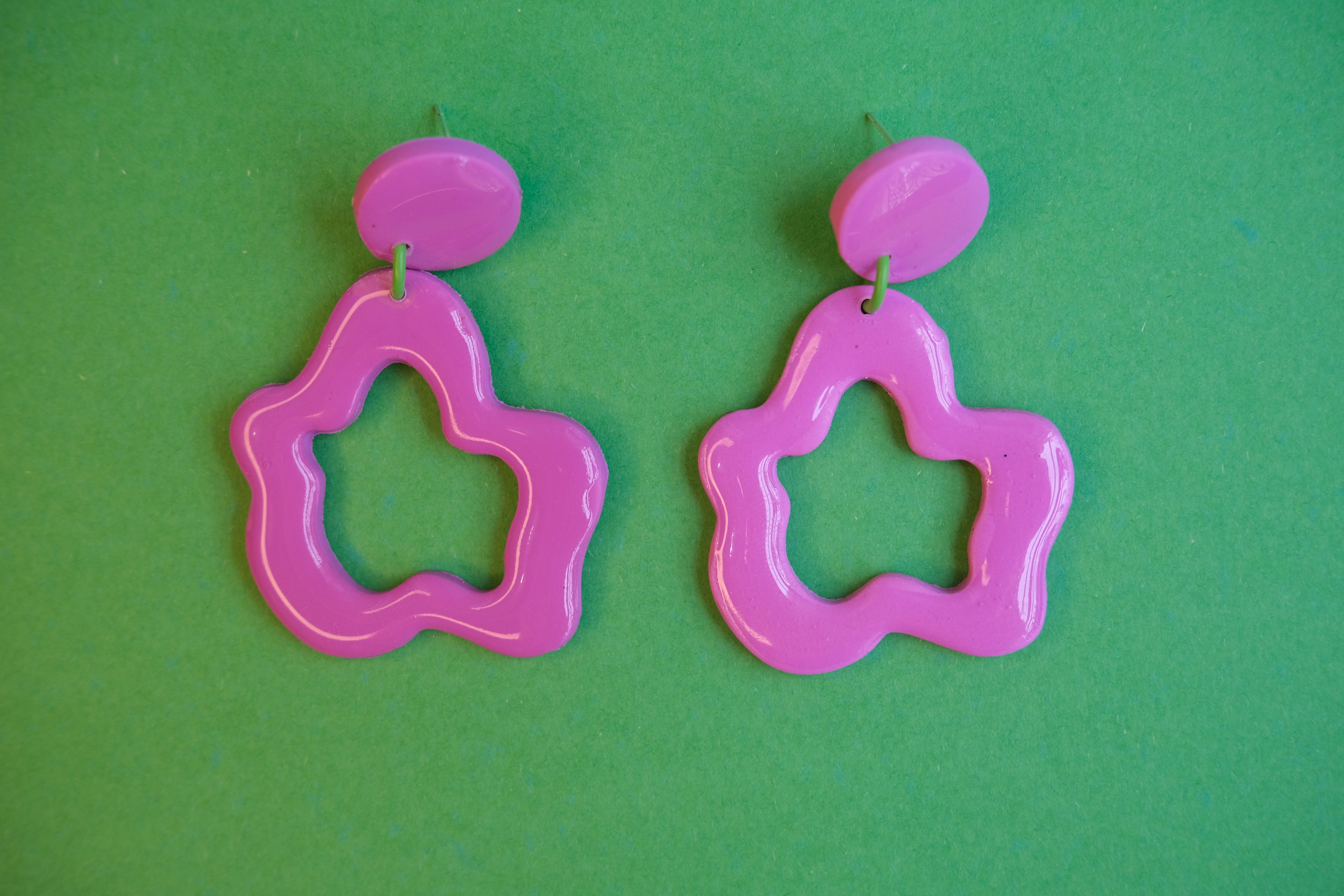 Boucles d'oreilles Dilan - Rose