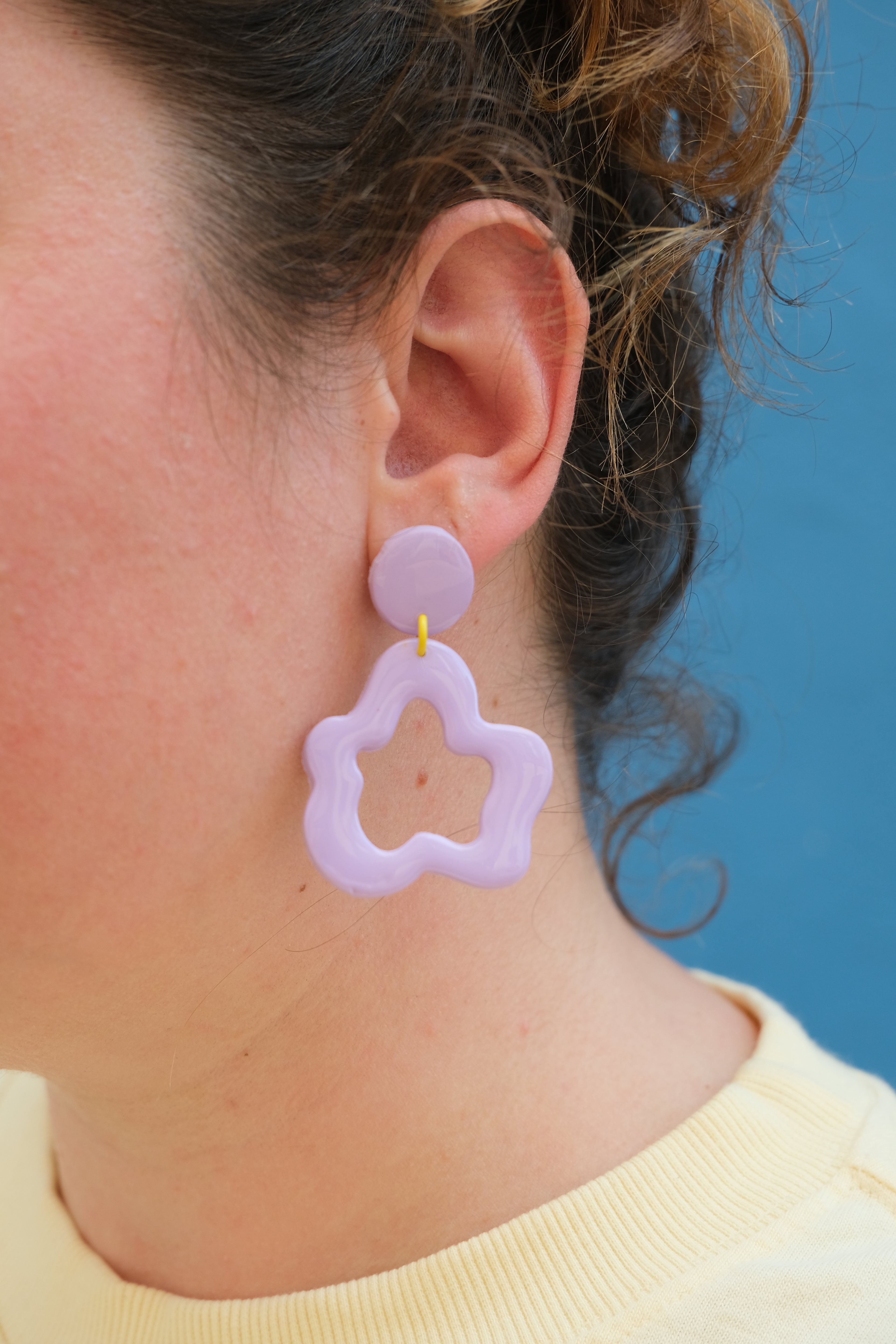 Boucles d'oreilles Dilan - Lilas
