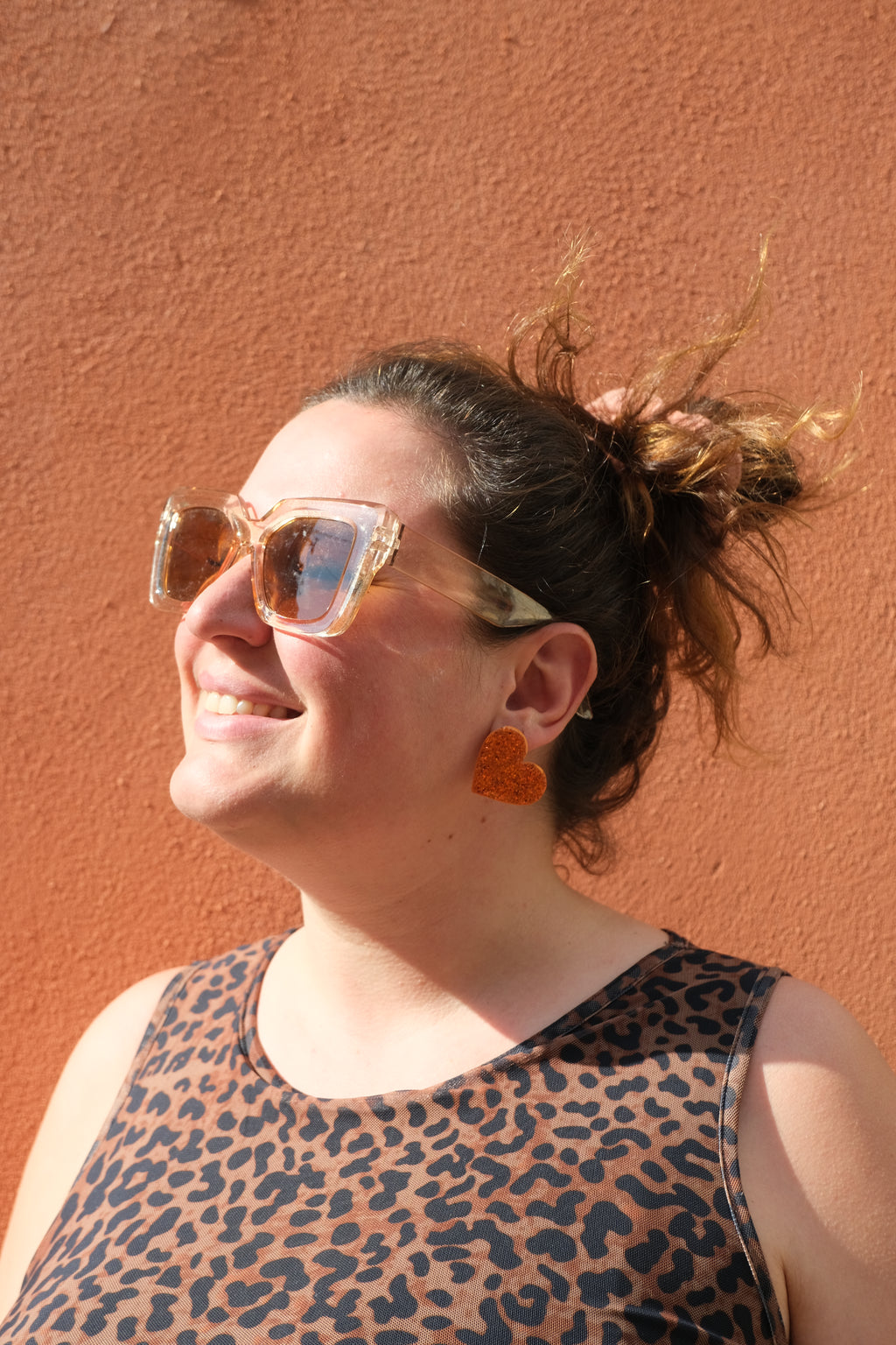 Boucles d'oreilles Elena - Orange