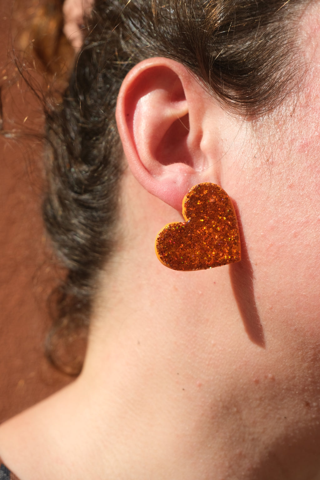 Boucles d'oreilles Elena - Orange