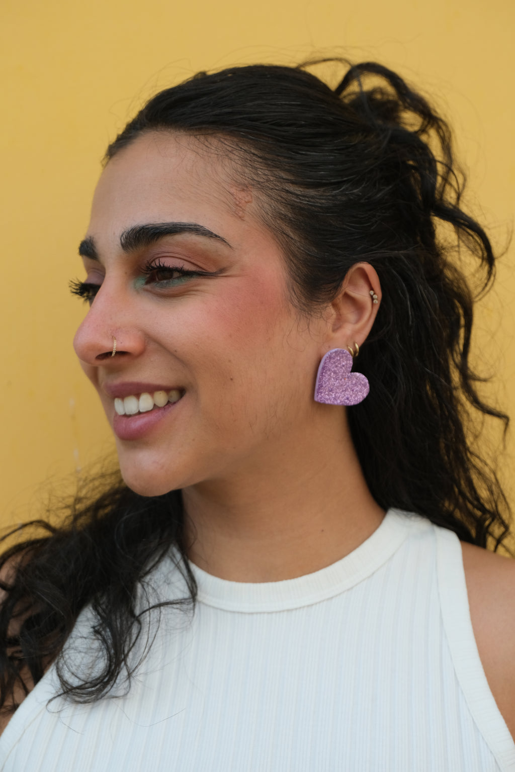 Boucles d'oreilles Elena - Lilas