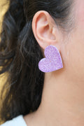 Boucles d'oreilles Elena - Lilas