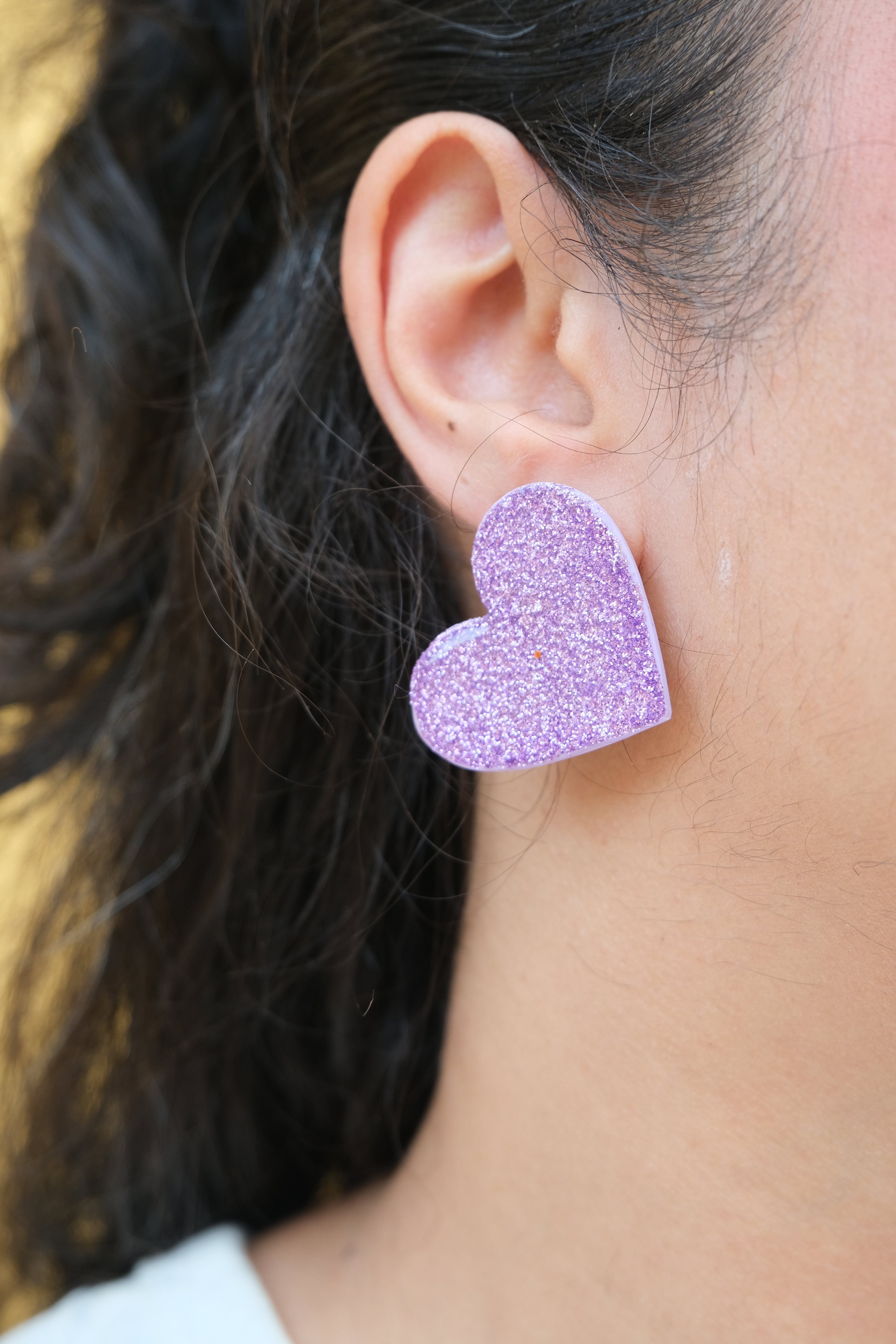 Boucles d'oreilles Elena - Lilas