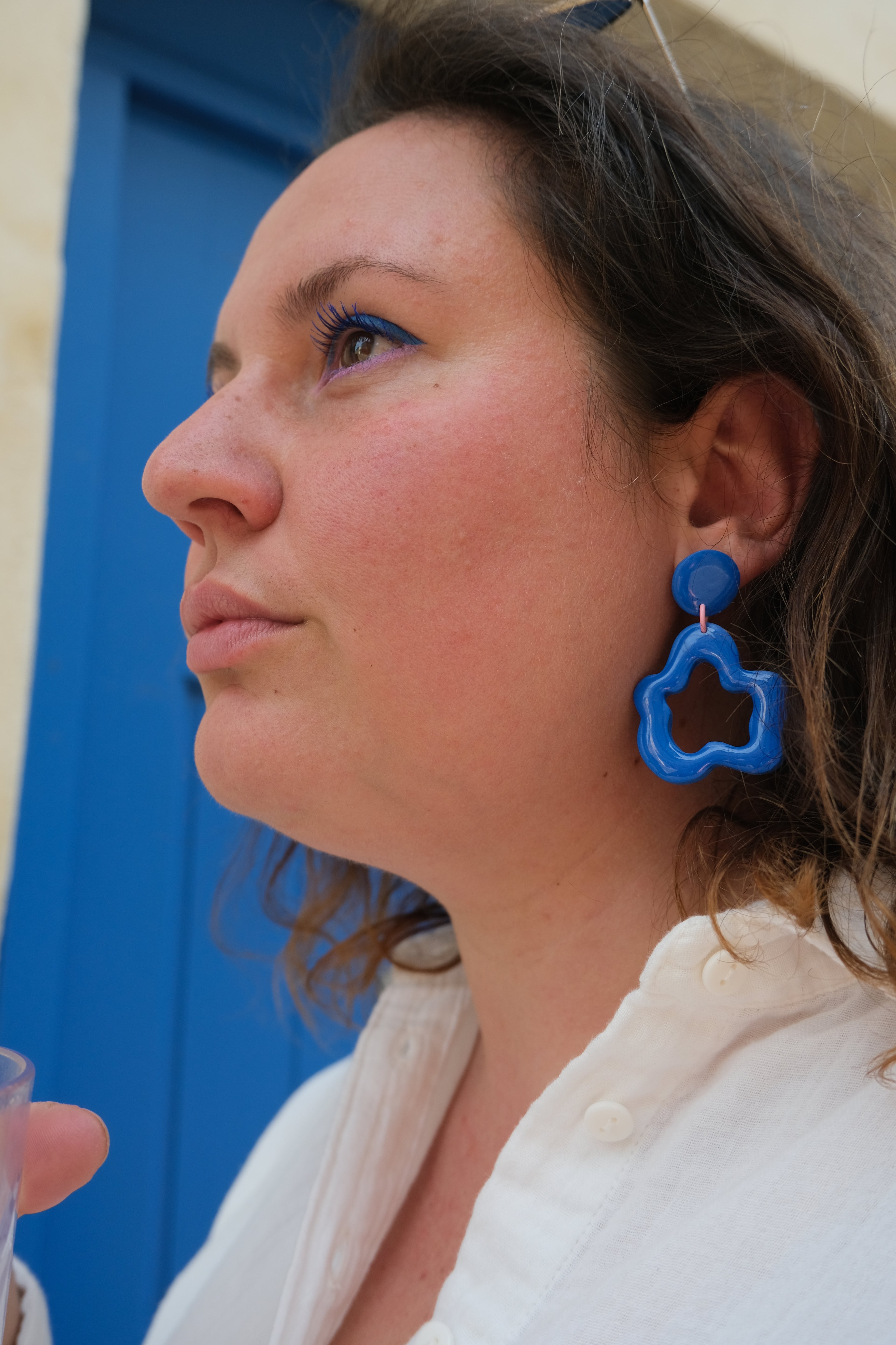 Boucles d'oreilles Dilan - Bleu