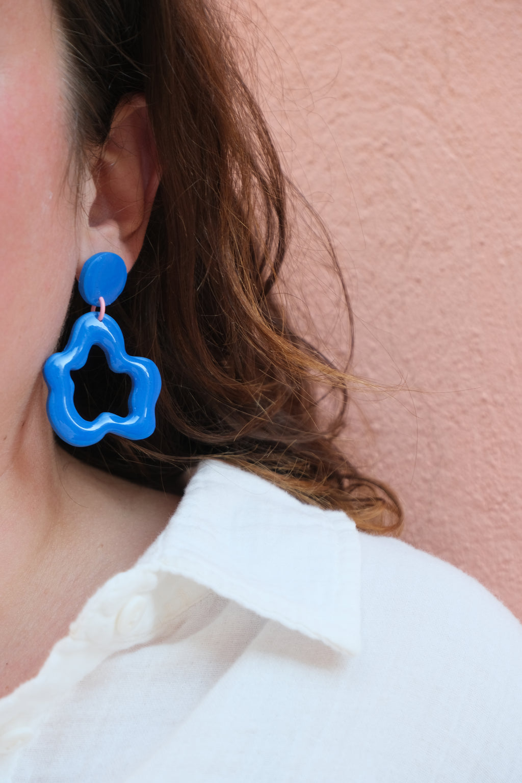 Boucles d'oreilles Dilan - Bleu