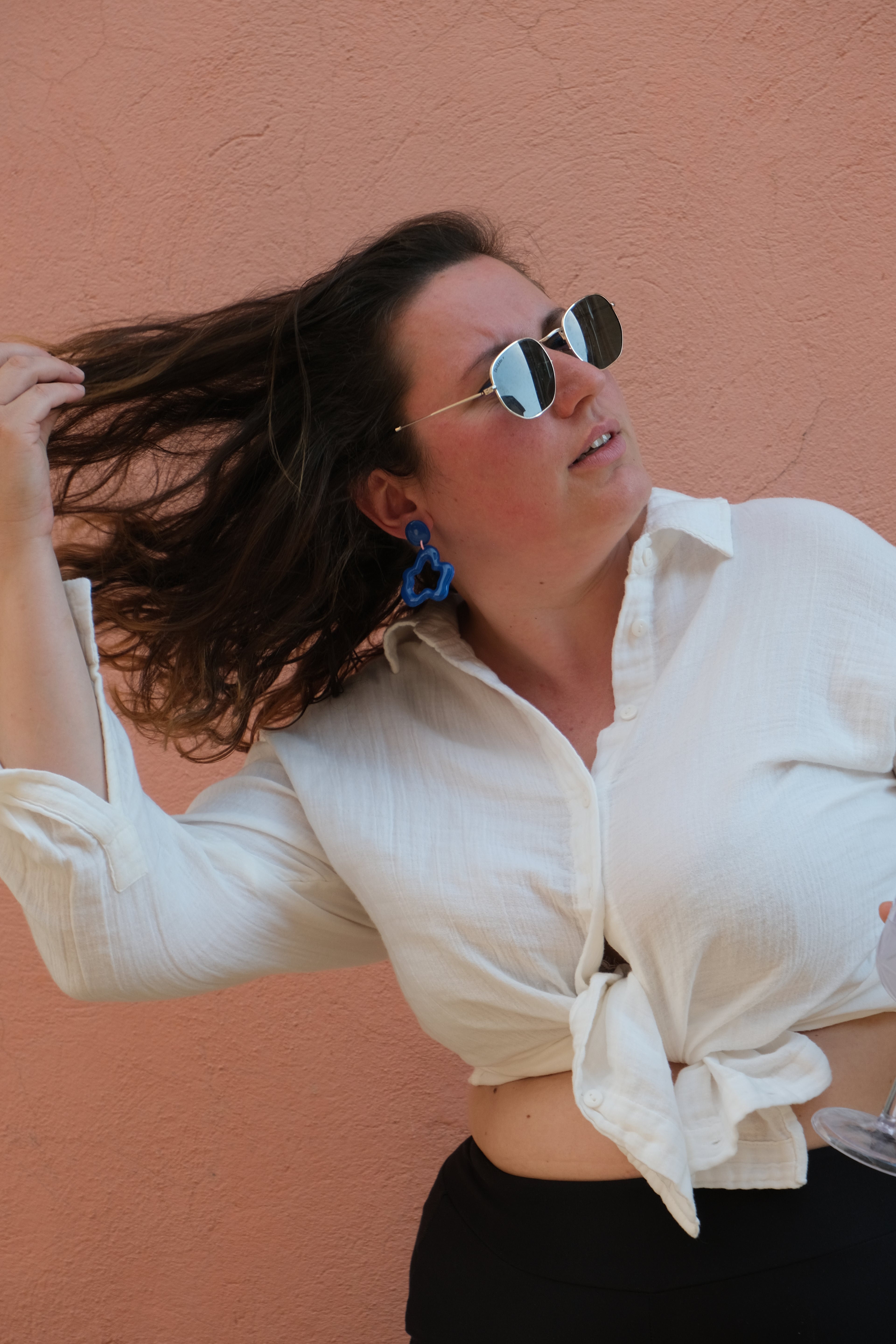 Boucles d'oreilles Dilan - Bleu