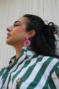Boucles d'oreilles Dilan - Rose