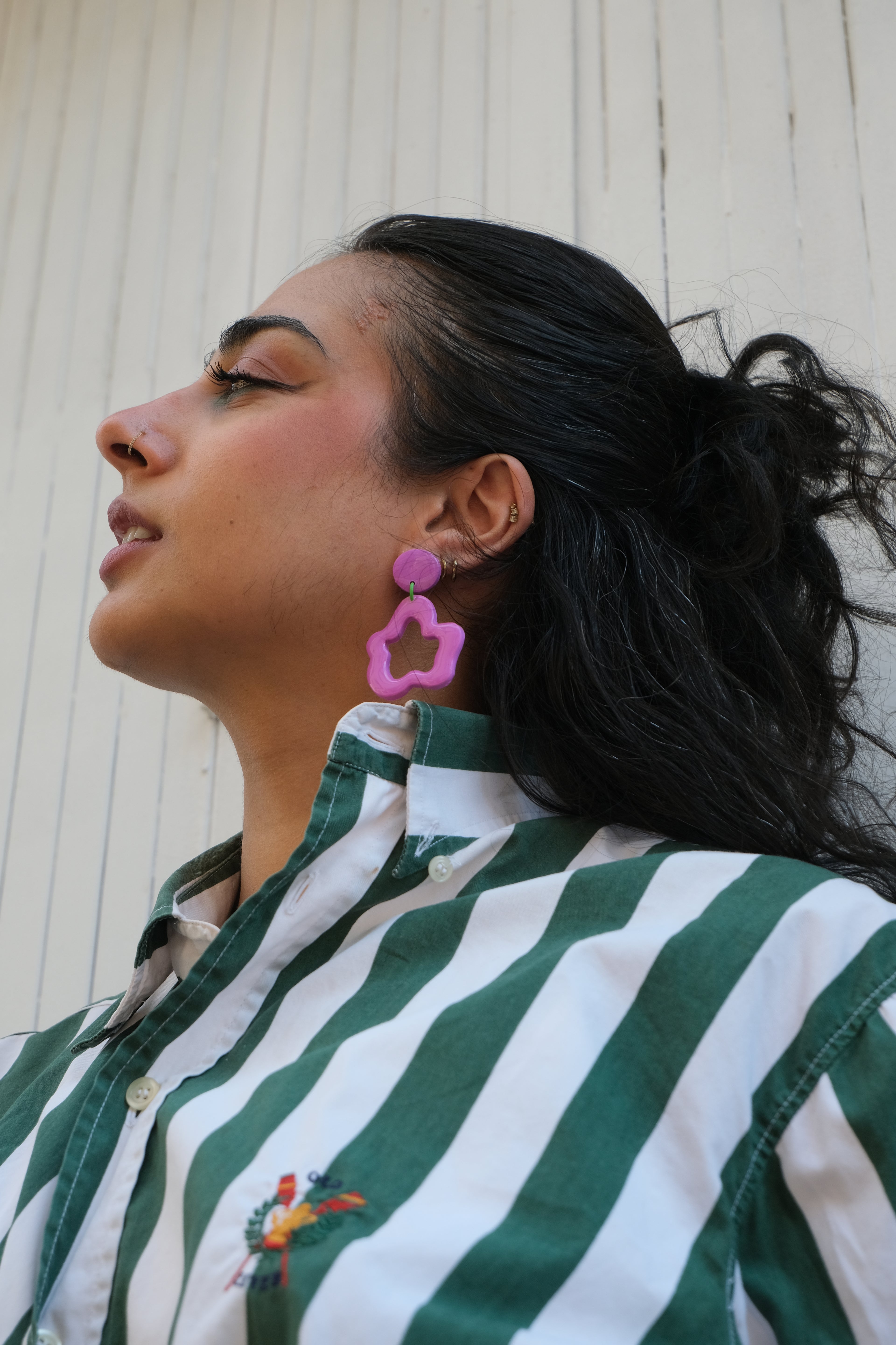 Boucles d'oreilles Dilan - Rose